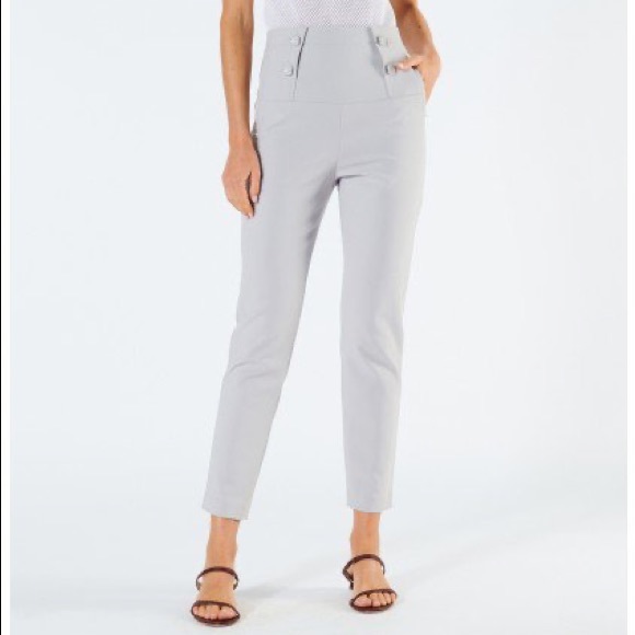 TIBI ANSON STRETCH TAILORED PANTS - Picture 4 of 7